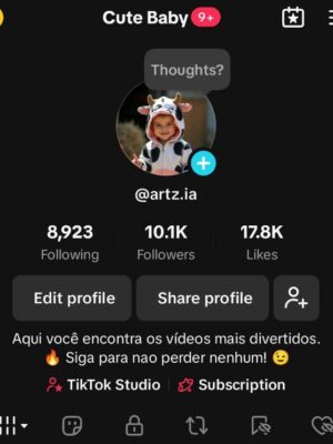 Conta tiktok monetizada