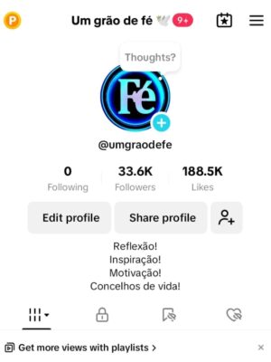 Conta tiktok monetizada 34k de seguidores